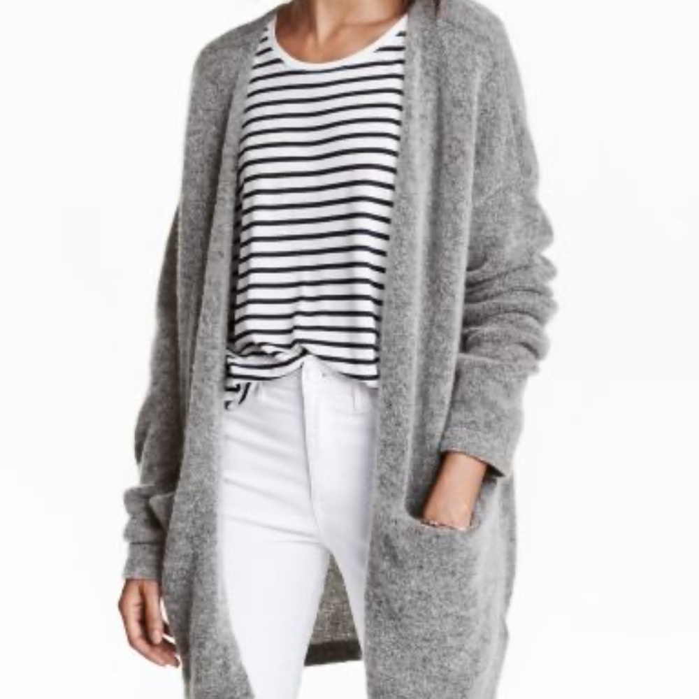 H&M Premium mohair cozy long cardigan